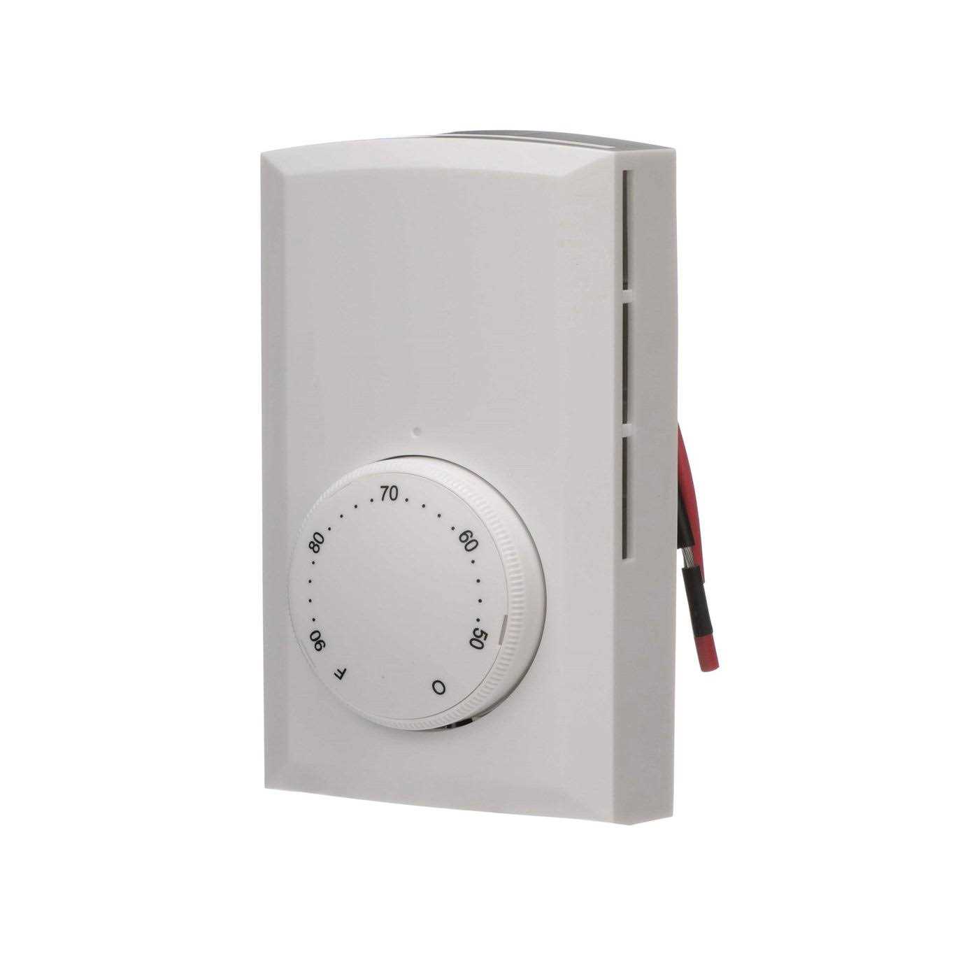 Cadet Mechanical Double-Pole 22 Amp Wall Thermostat T522-W - Cheap Fitting