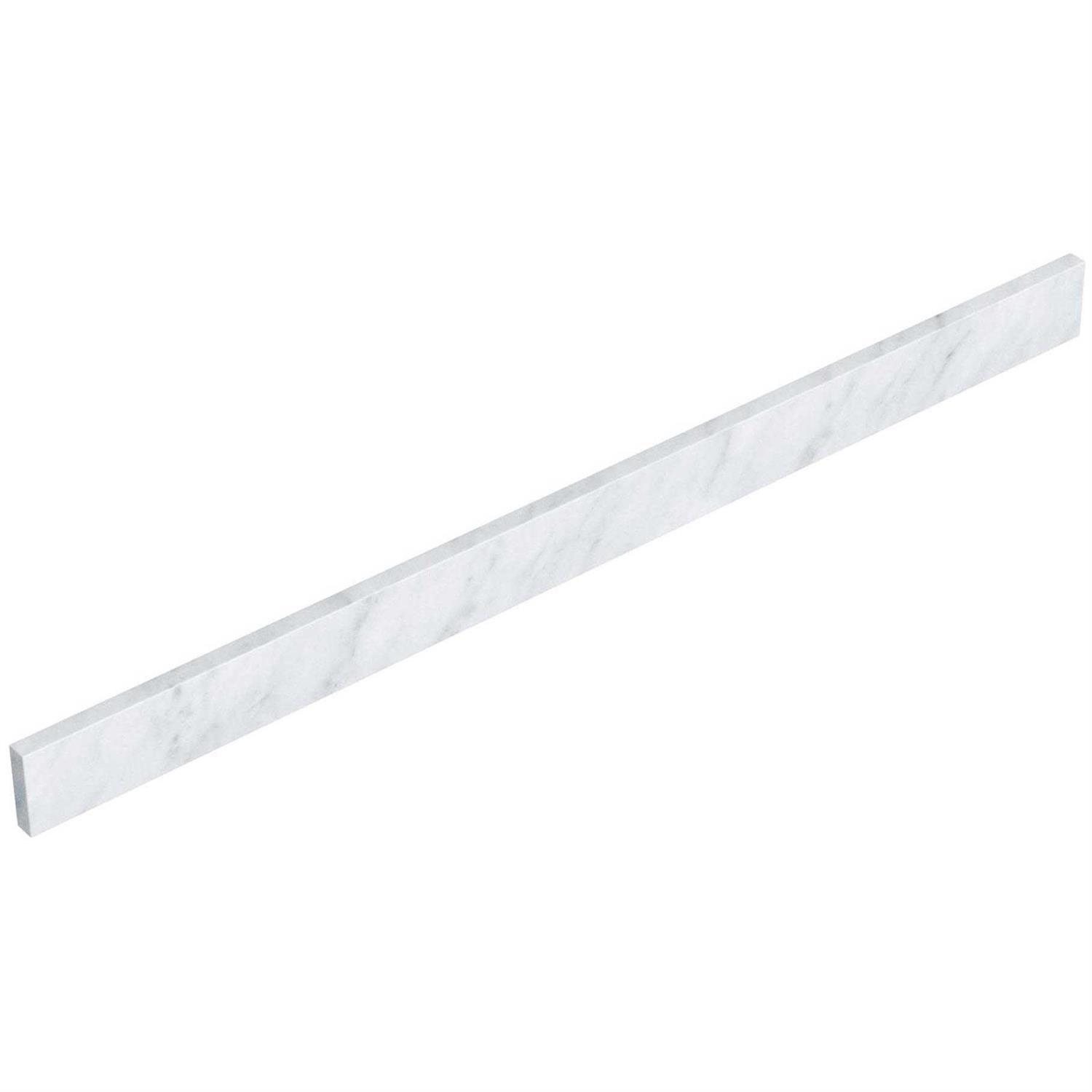 Wyndham Collection 42 in. Cultured Marble Backsplash in Light-Vein Carrara - Cheap Fitting