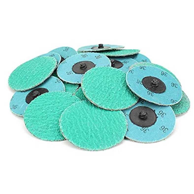 BHA Green Zirconia with Grind Aid Quick Change Sanding Discs Type R Male Roll On - Cheap Fitting