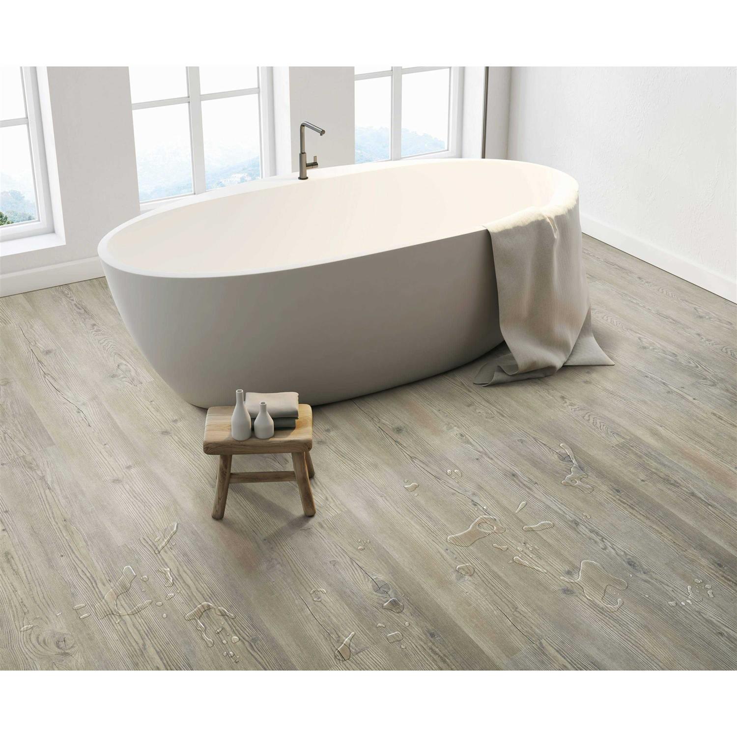Style Selections Waterproof Interlocking Luxury Vinyl Plank Flooring 813SLK04V - Cheap Fitting