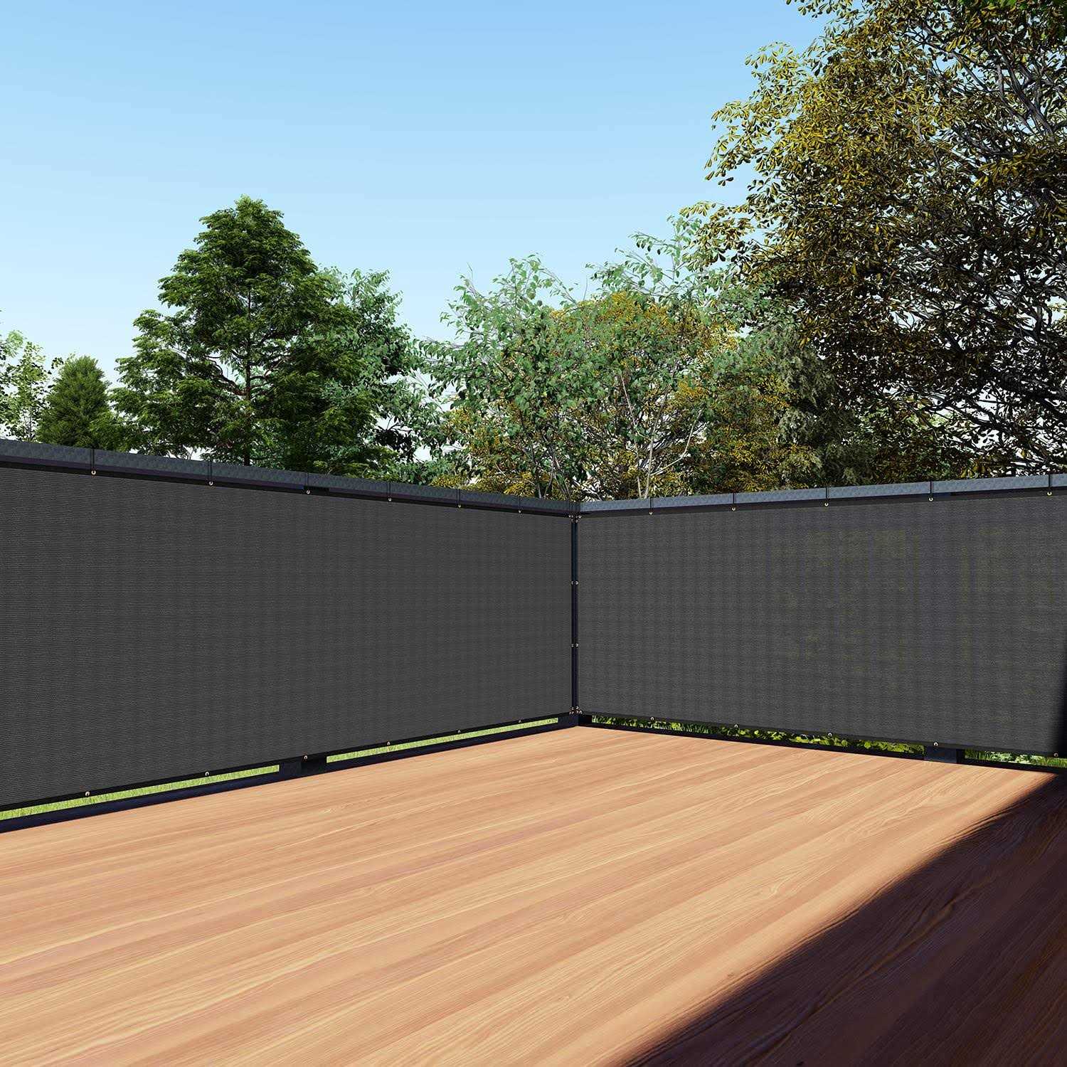 TANg 3 x Residential commercial Privacy Deck Fence Privacy Screen 200 gSM Weather Resistant Outdoor Protection Fencing - Cheap Fitting