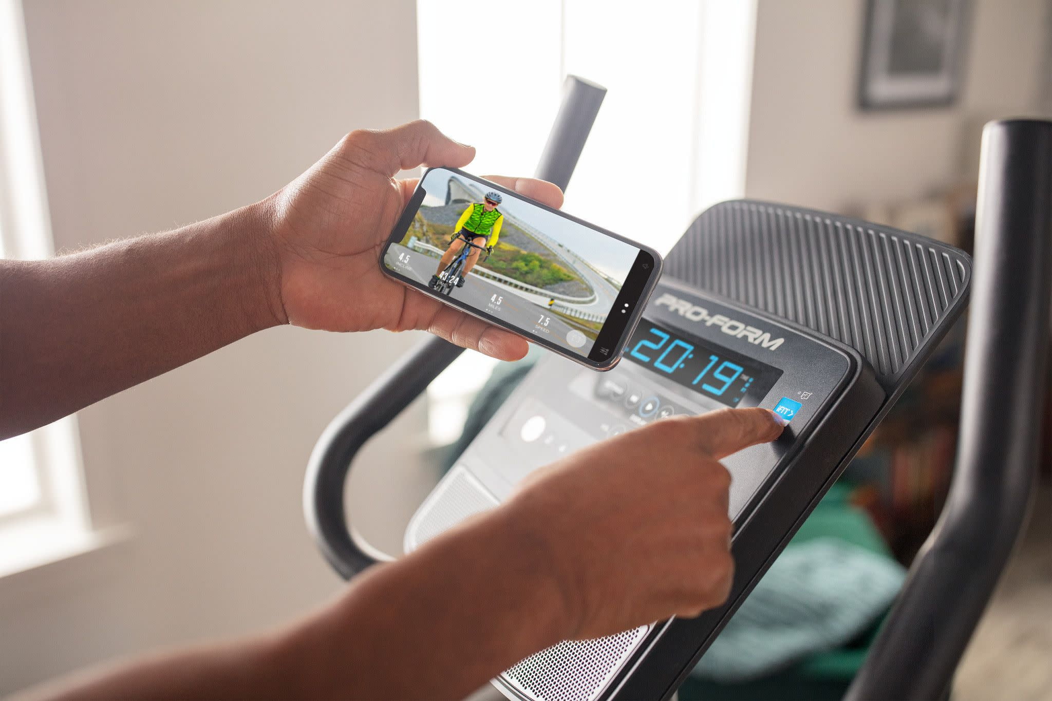 ProForm Cycle Trainer 300 Ci Upright Stationary Exercise Bike, Compatible with iFIT Personal Training - Cheap Fitting