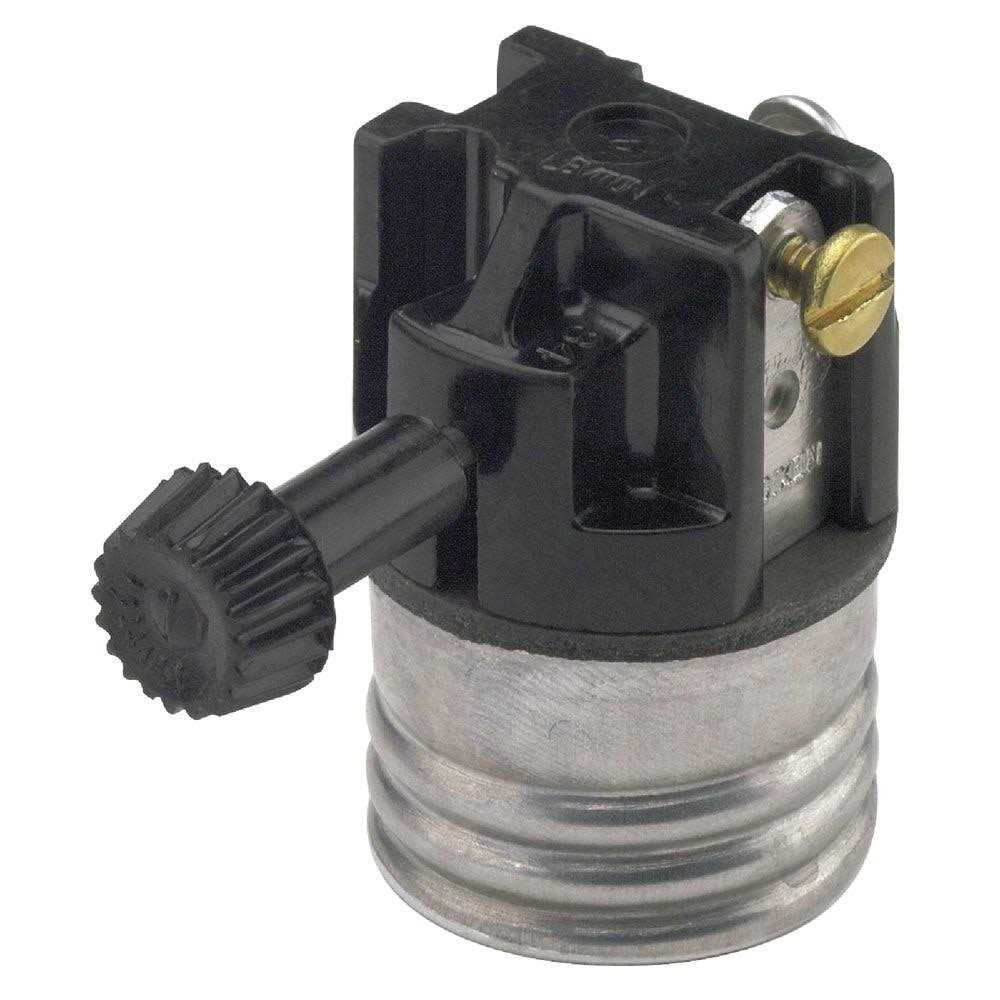 Leviton 07070-00M Aluminum Medium Base Turn Knob Socket - Cheap Fitting