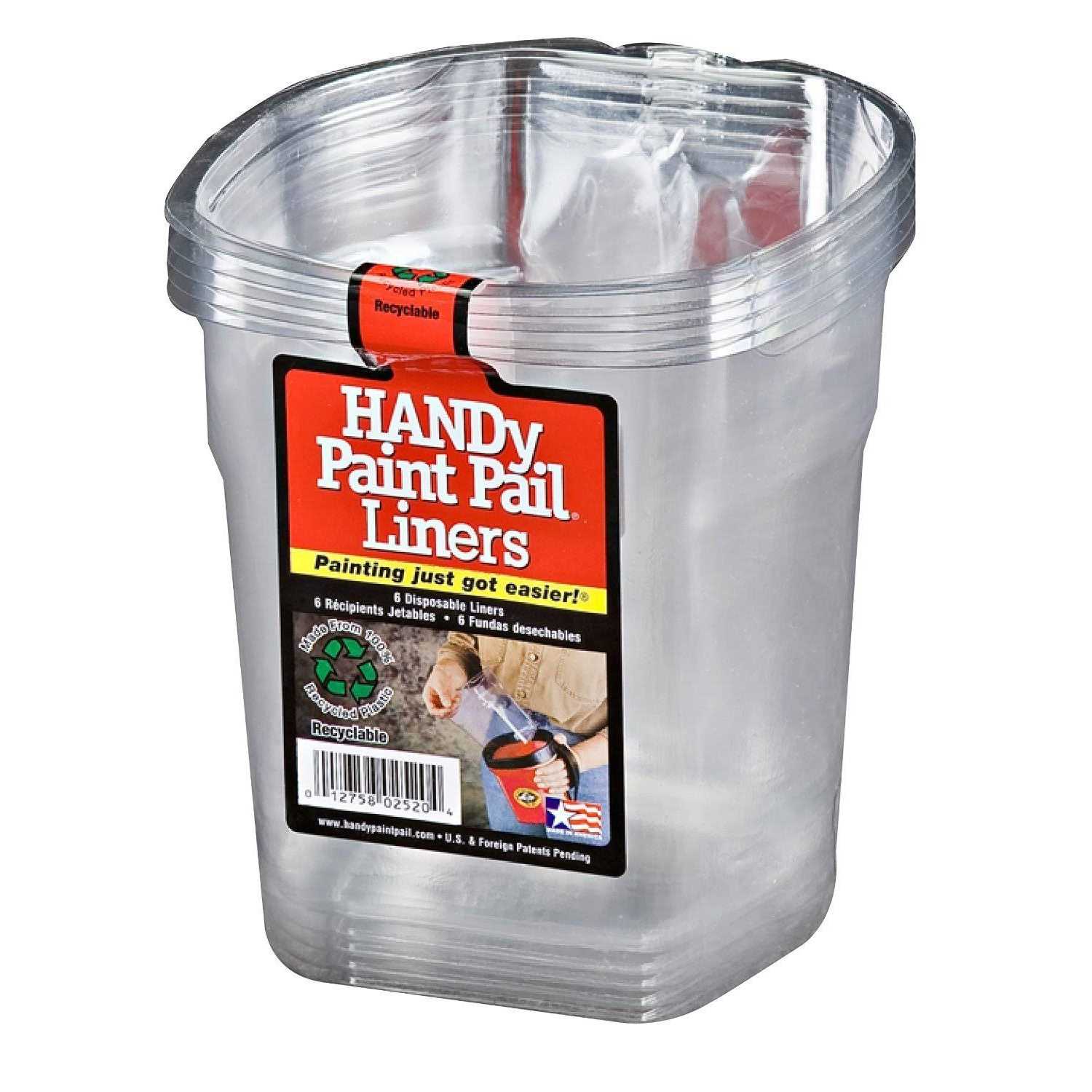 Handy Paint Pail Liner - Cheap Fitting