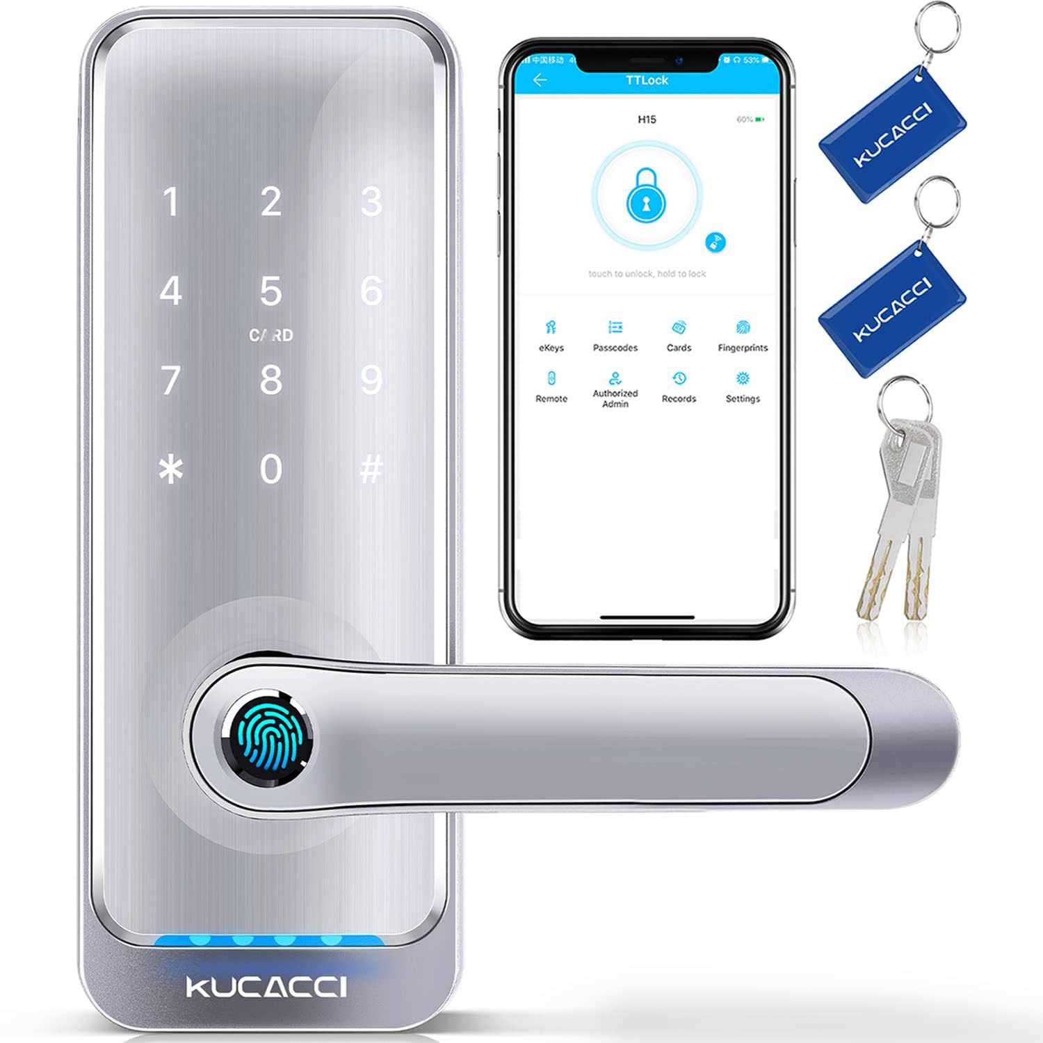 Kucacci Smart Door Lock Keyless Entry Door Lock - Cheap Fitting