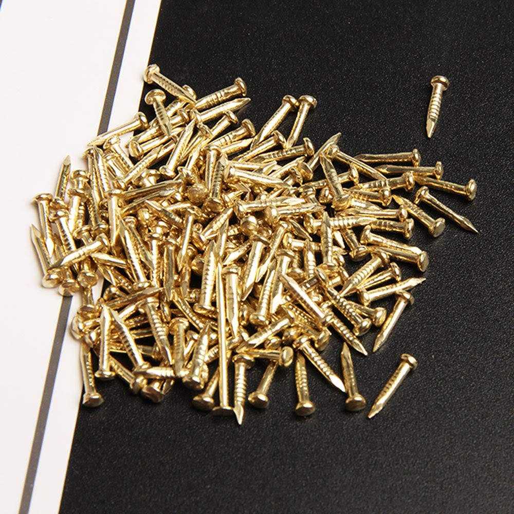 Wixine 100Pcs Mini Brass Plated Hinge	Wixine 100Pcs Mini Brass Plated Hinge - Cheap Fitting