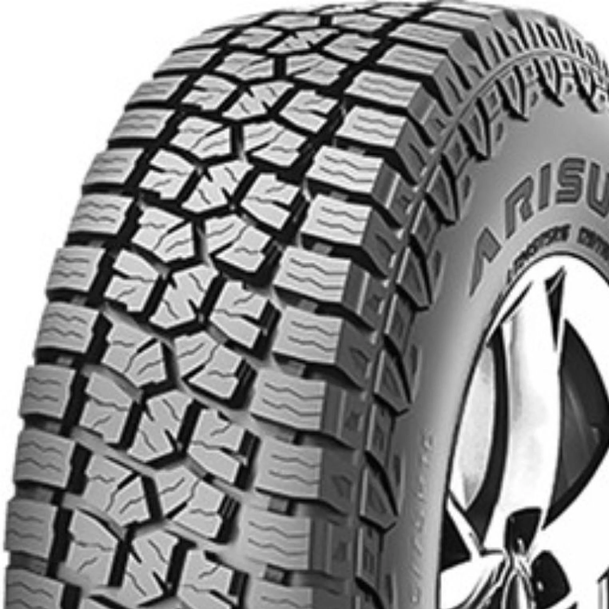 Arisun Aresta A/T ZG06 All Terrain LT33X12.50R22 114Q F Light Truck Tire - Cheap Fitting