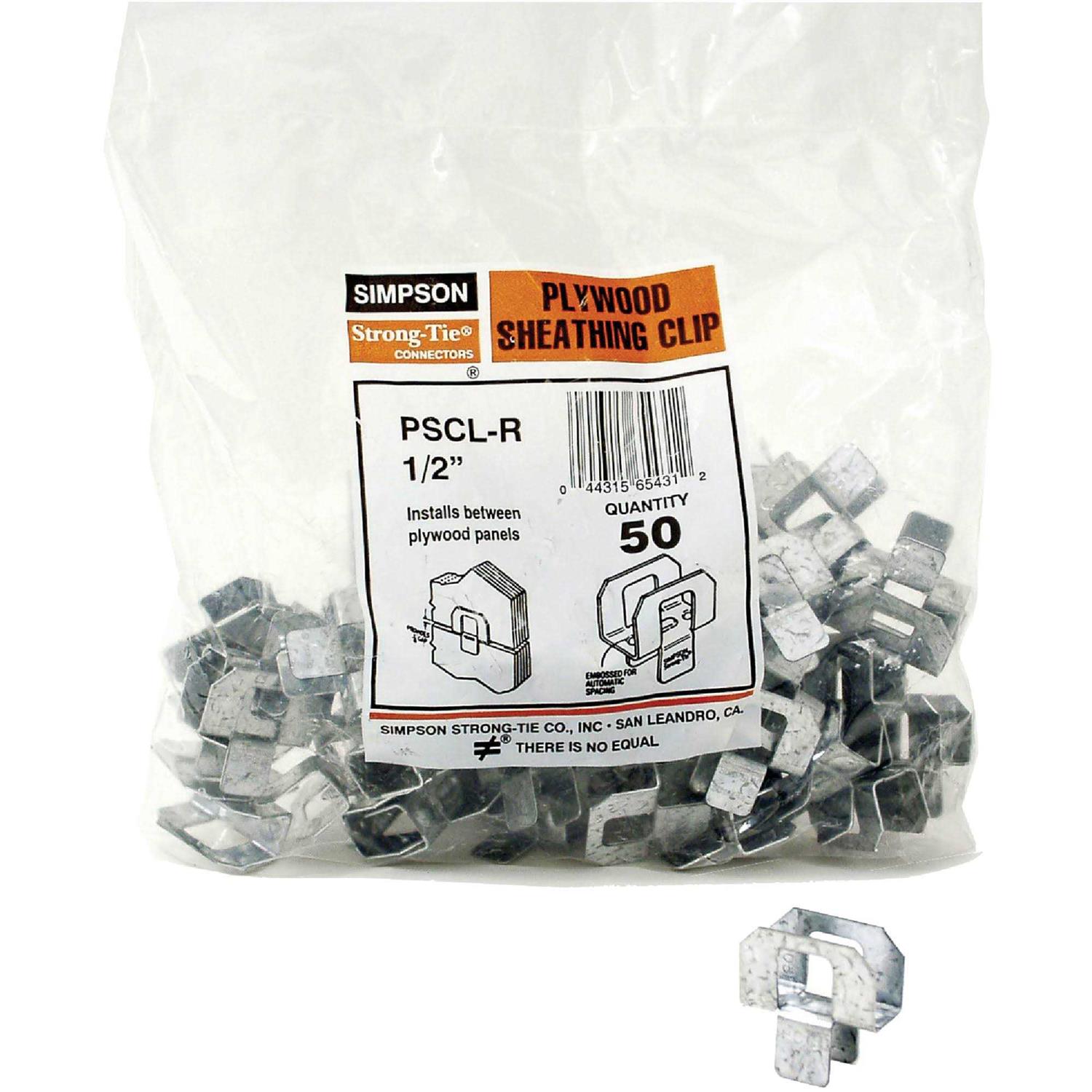 Simpson Strong-Tie Plywood Panel Sheathing Clip 1/2 - Cheap Fitting