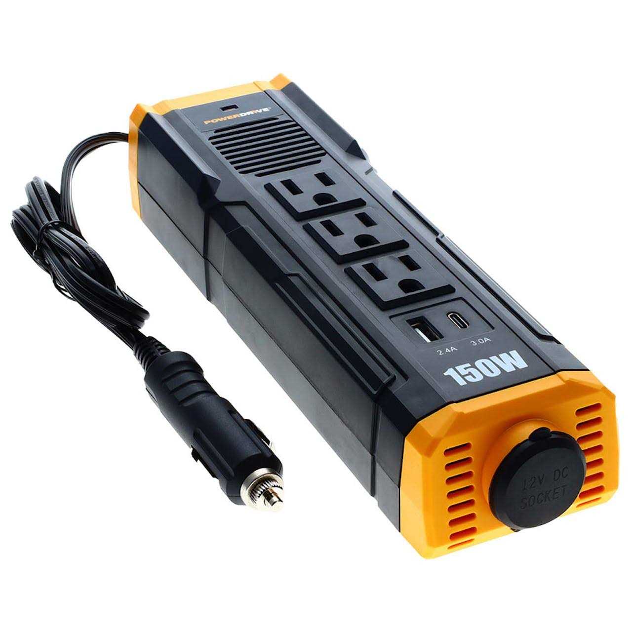 PowerDrive 150 Watt Power Strip Inverter - Cheap Fitting