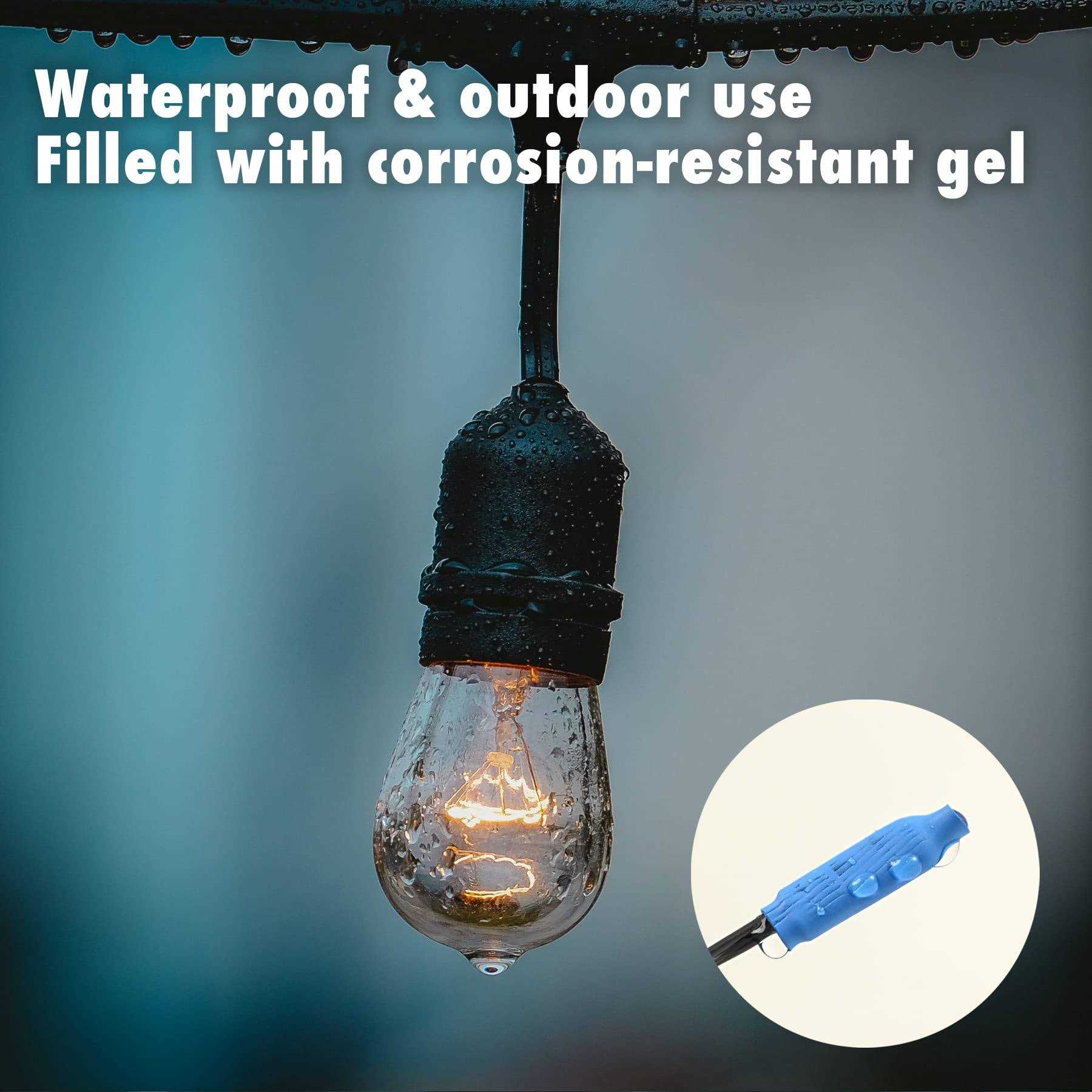 Cannits Low Voltage B Connectors Wire Splices Gel Filled Waterproof Electrical Wire Crimp Bean Type Cable Connector for Outdoor Telephone Phone - Cheap Fitting