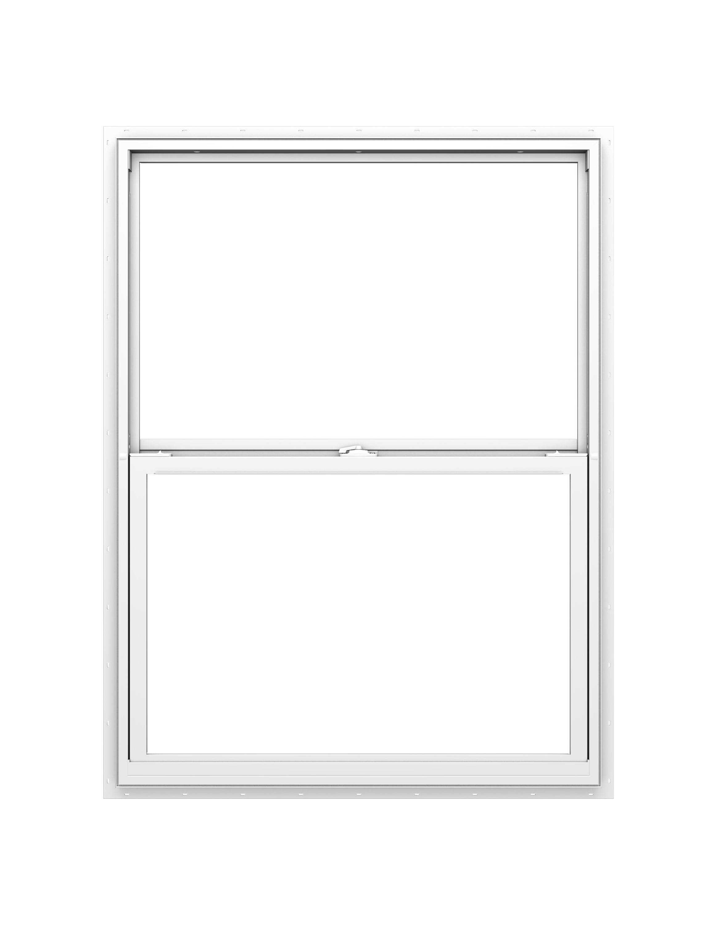 Pella Vinyl Double pane Annealed New Construction Single Hung Window - Cheap Fitting