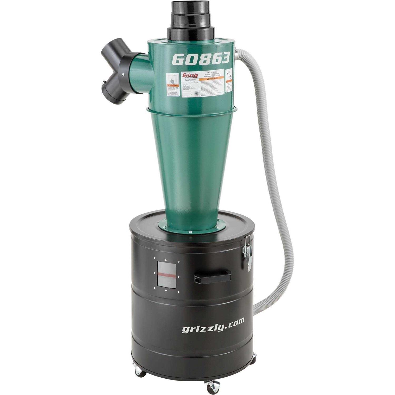 Grizzly Industrial Growler Cyclone Separator G0863 - Cheap Fitting