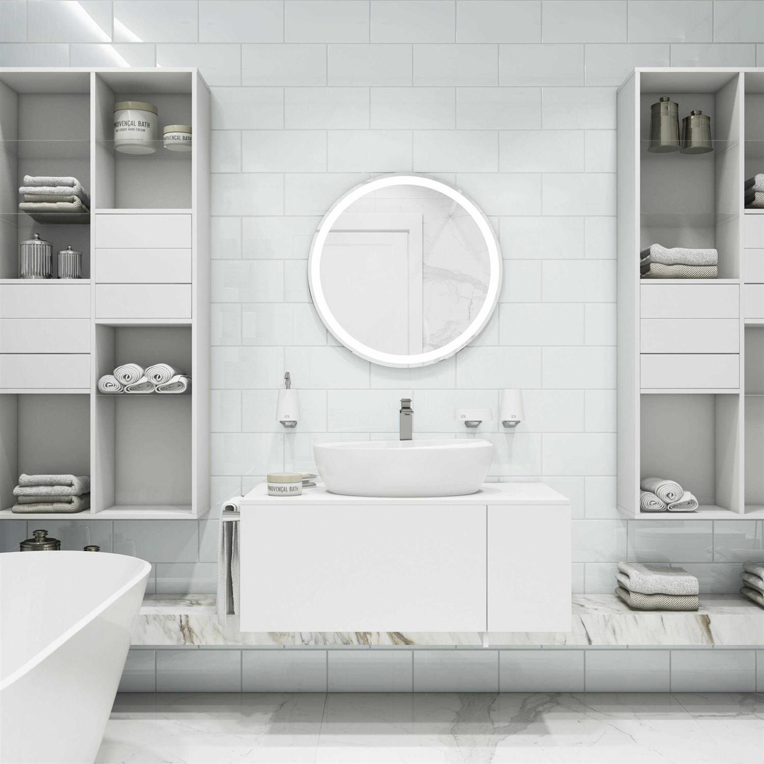 Giorbello 6 in. x 12 in. x 8mm Glass Subway Tile Sample - Cheap Fitting