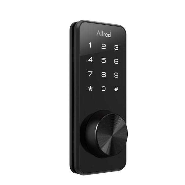 Alfred Black DB1S Smart Technology Deadbolt with Key - Cheap Fitting