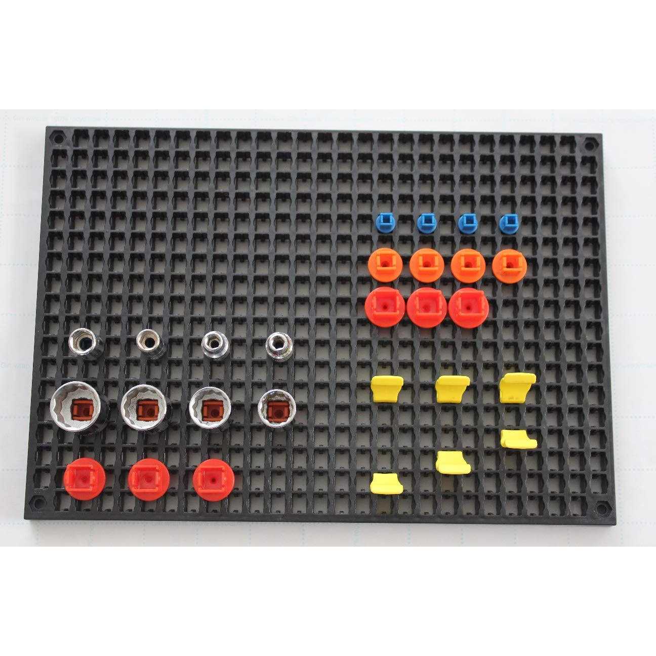 Organizer Genie 76 piece Pegboard Tool Organizer Starter Kit, Flexible and Specially Designed to Hold All Tools - Cheap Fitting