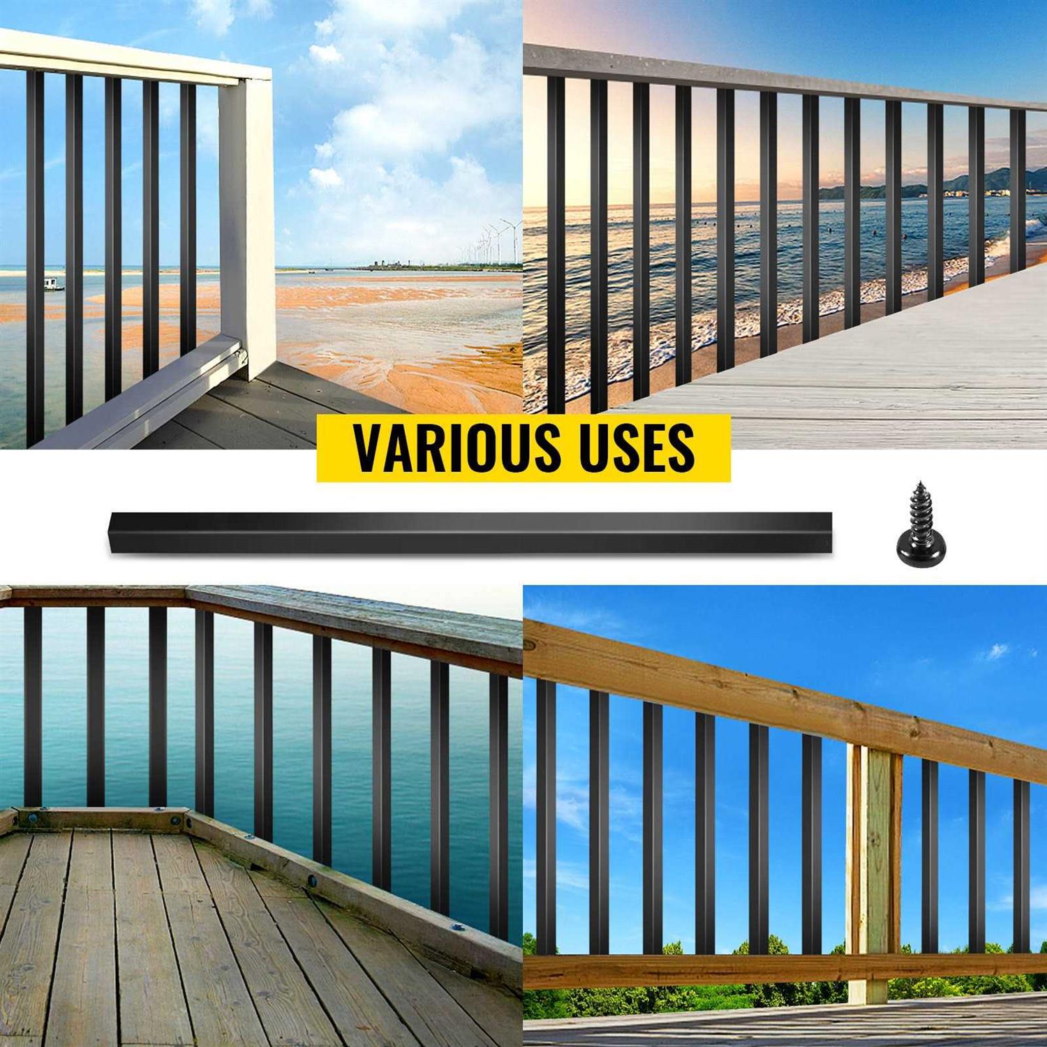 VEVOR Balusters Aluminum Deck Spindles HJYCFXLG322P5YEEEV0 - Cheap Fitting