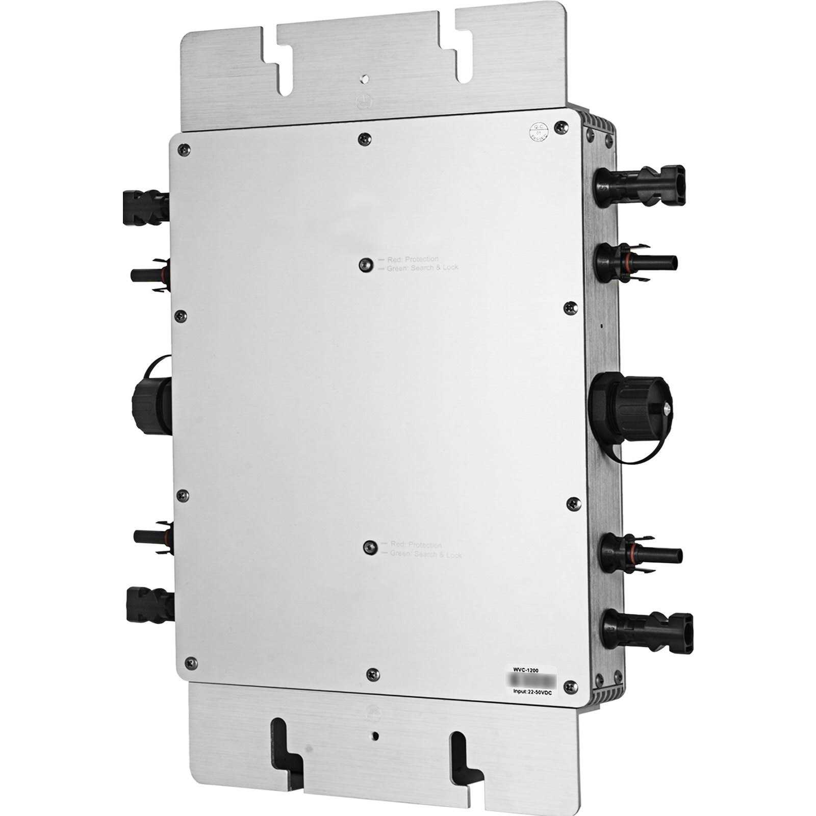 VEVOR 1200W Mppt Waterproof Solar Grid Tie Inverter Dc to Ac 110V Micro Inverter NBQ1.2KW-110VWXBWV0 - Cheap Fitting