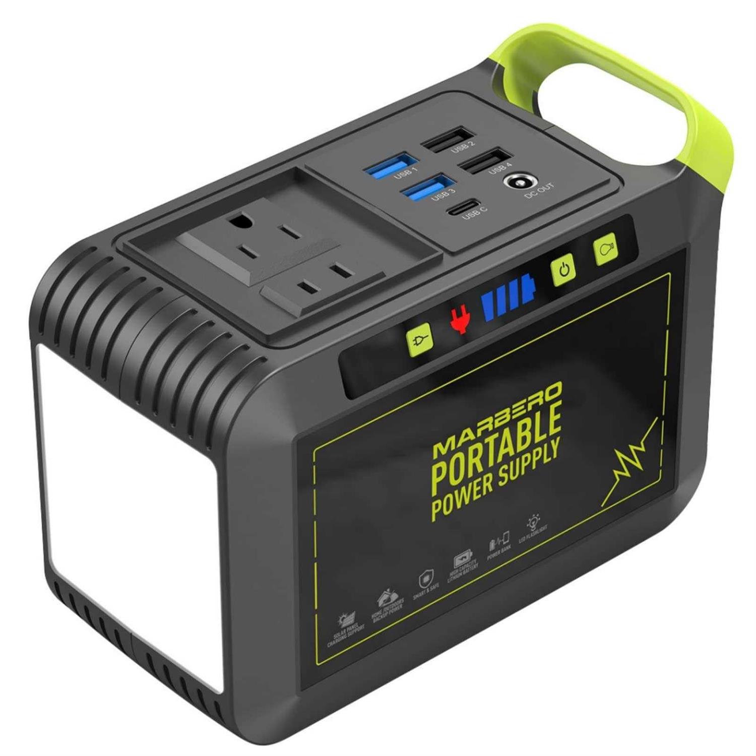 MARBERO 88Wh Portable Power Station 24000mAh Camping Solar Generator - Cheap Fitting
