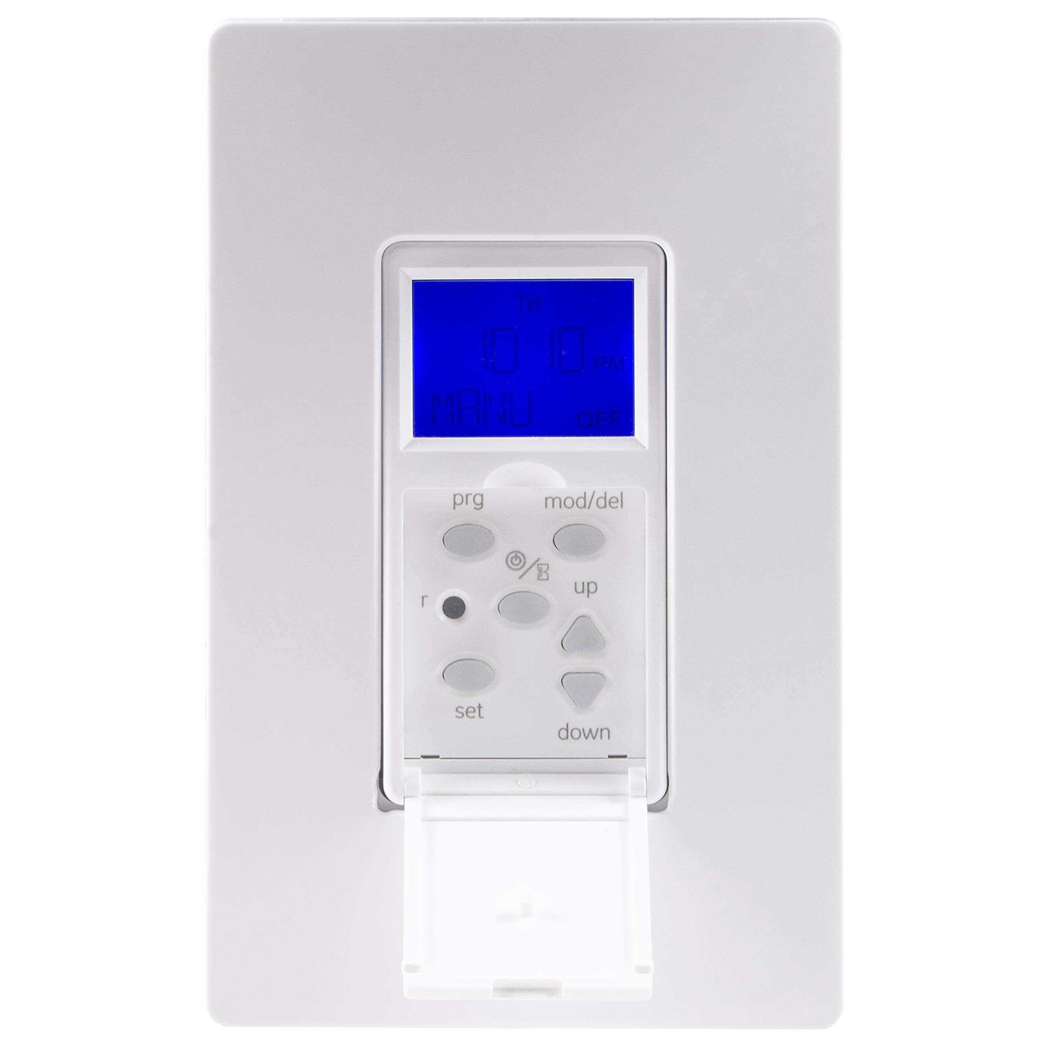 GE SunSmart Digital In-Wall Timer Daily ON/Off Times - Cheap Fitting