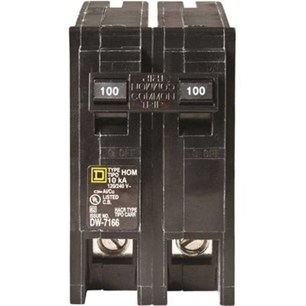 Square D Homeline 100 Amp 2-Pole Circuit Breaker HOM2100C - Cheap Fitting