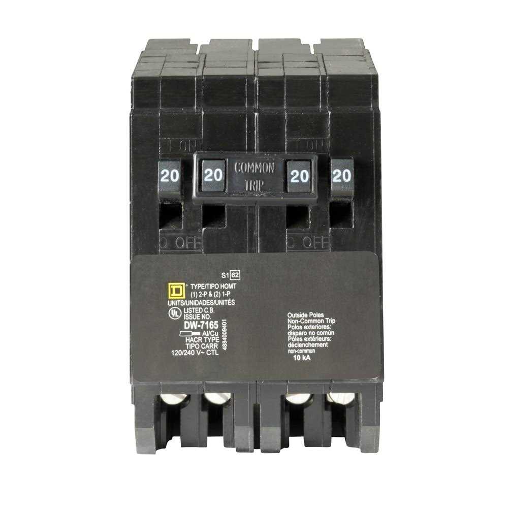 Square D HOMT2020220CP Homeline 20A Tandem 2-Pole Circuit Breaker - Cheap Fitting