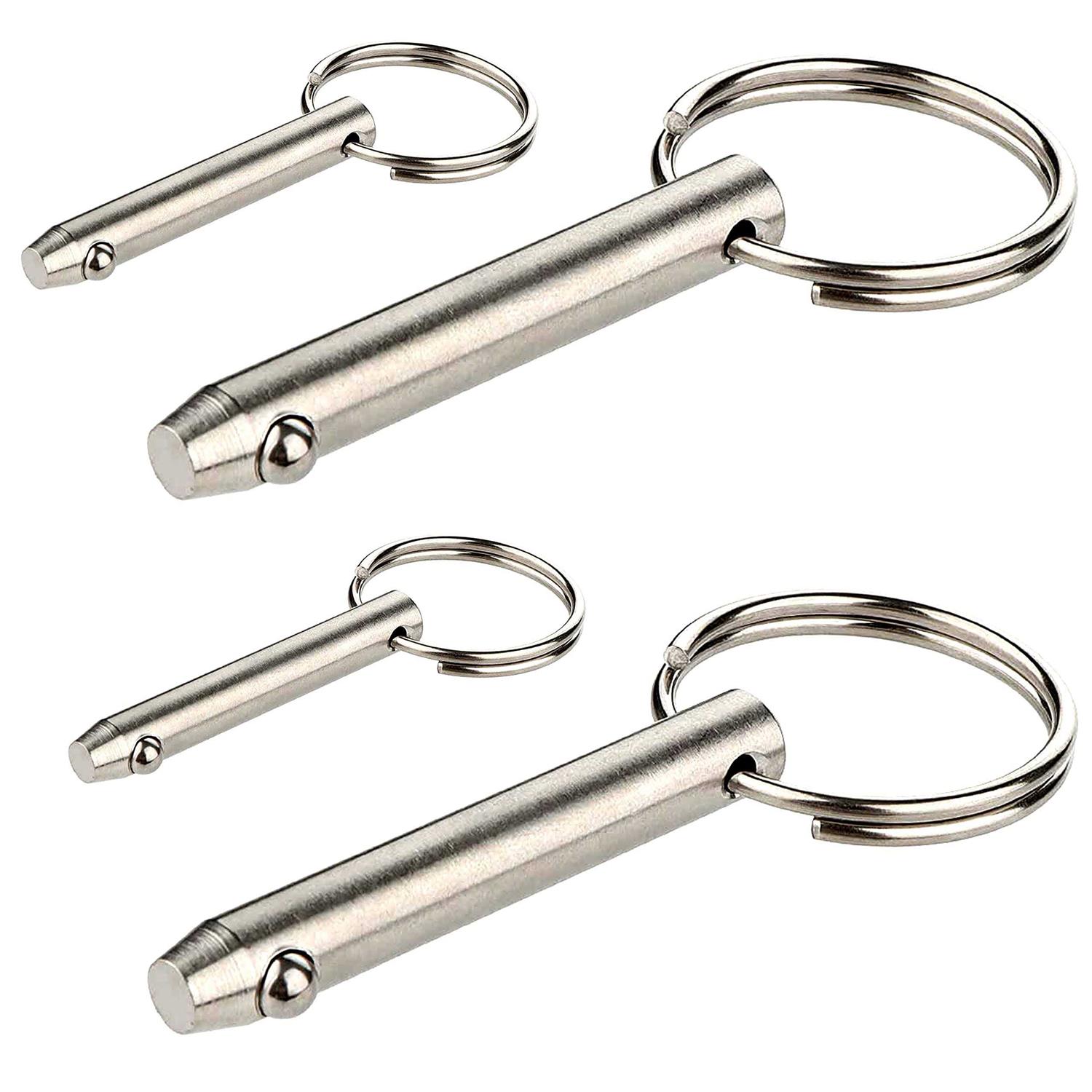 Missiscily (4pcs 1/4 Quick Release Pin Set Replacement Total Gym Hitch Pins XLS XL Fit 2000 3000 Electra Pin - Cheap Fitting