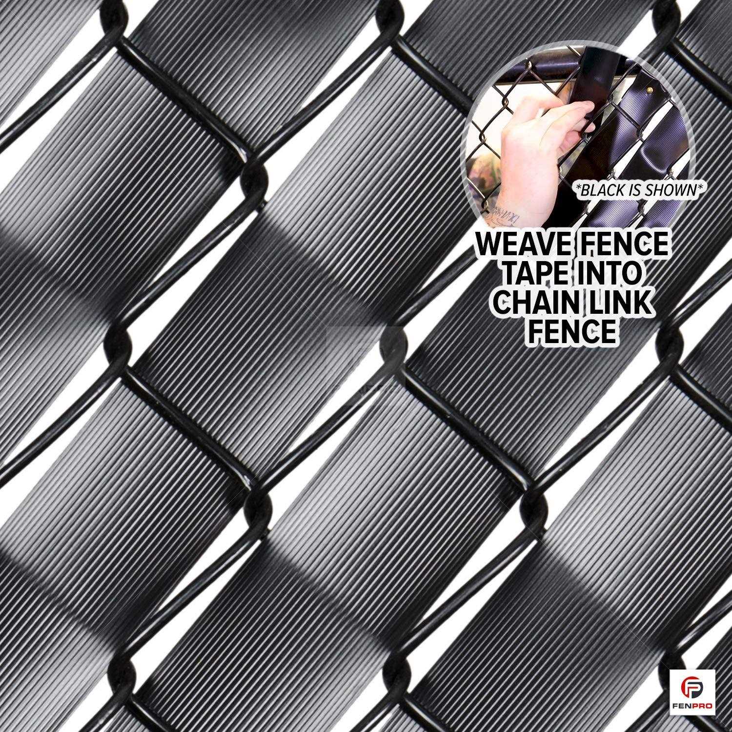 Fenpro Chain Link Fence Privacy Tape - Cheap Fitting