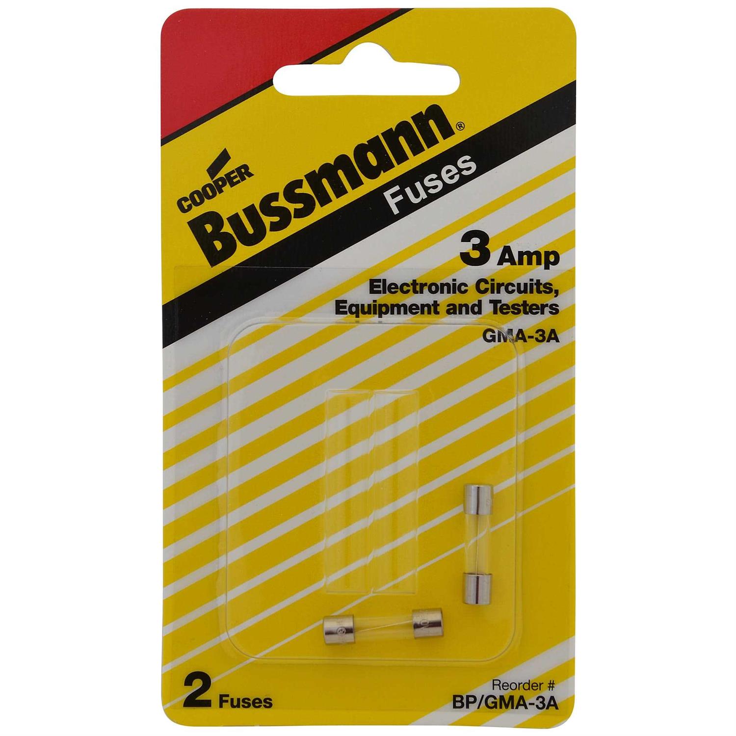 Bussmann BP/GMA-3A 3 amps Fast Acting Fuse - Cheap Fitting