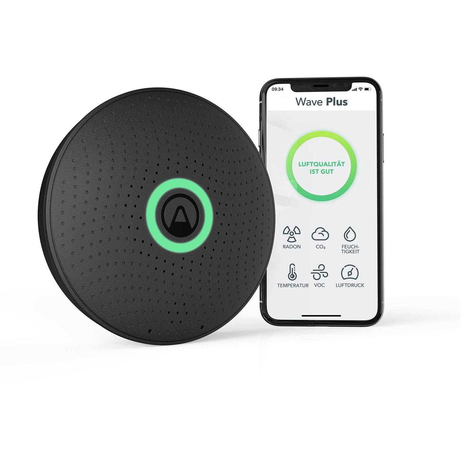 Airthings 2911 Wave Plus Black LTD Edition - Cheap Fitting