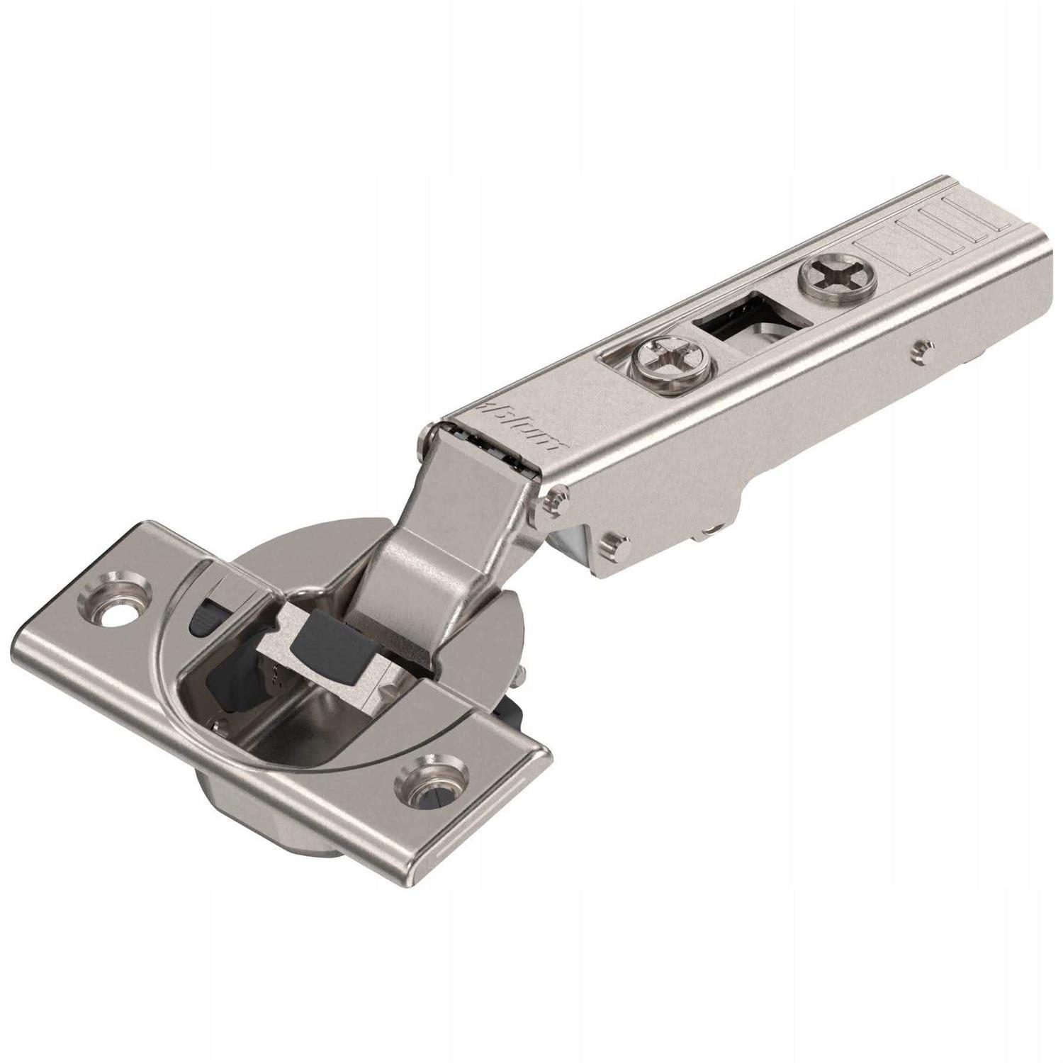 Blum 71B3550 Blumotion Full Overlay Screw-On Cabinet Door Hinges with 110-Degree Nickel - Cheap Fitting