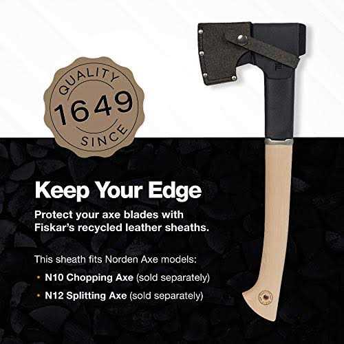 Fiskars Recycled Leather Axe Sheath 382881-1001 - Cheap Fitting