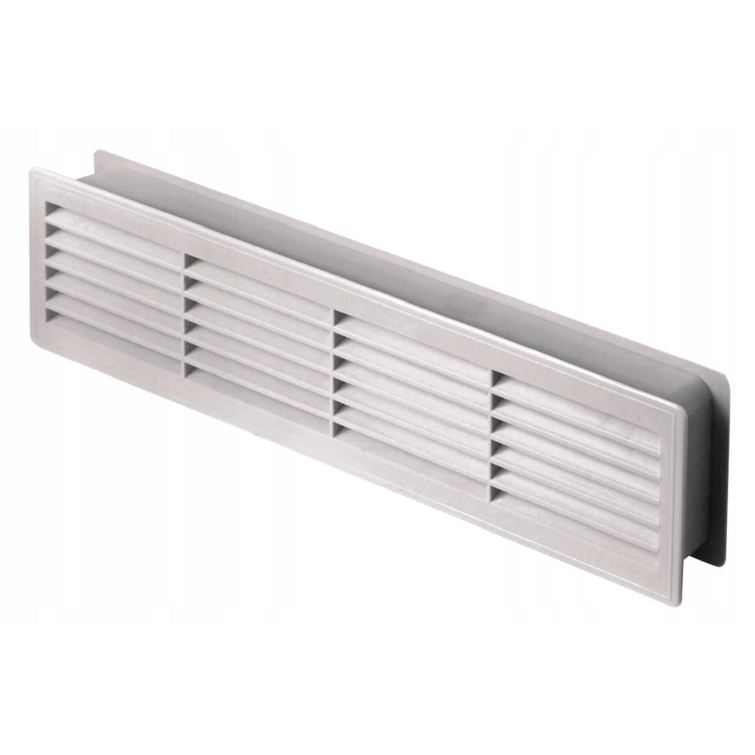 Awenta 440mm x 120mm / 18 x 5” Inch Two Sided White Door Air Vent Grille - Cheap Fitting