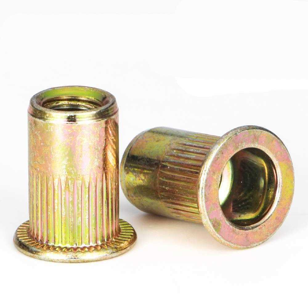 Rivet Nut Lokman Carbon Steel Flat Head Rivnut Threaded Insert Nut - Cheap Fitting