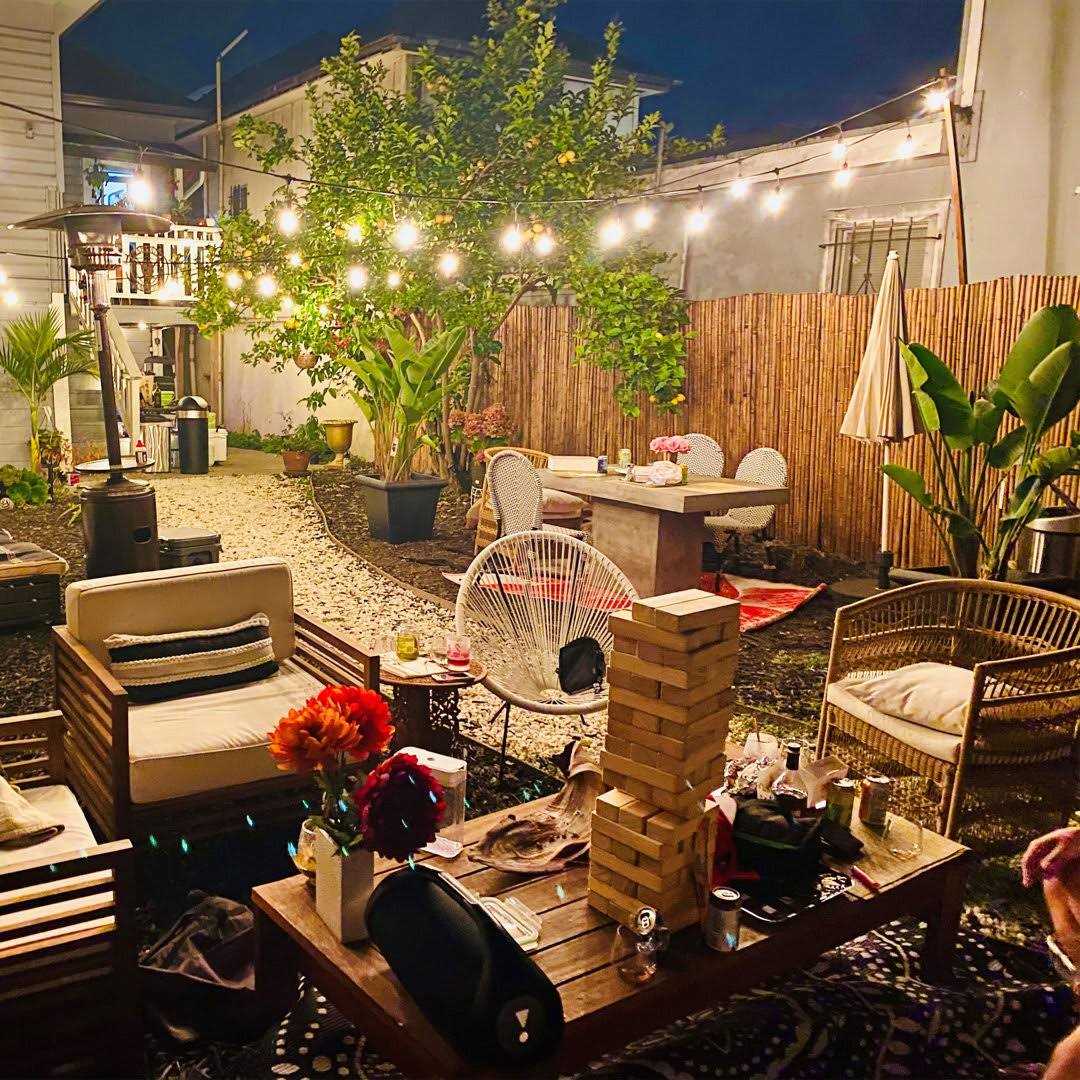 Backyard x-Scapes 3 ft. H x 8 ft. L x 1 in. D Caramel Brown Bamboo Fence Panel - Cheap Fitting