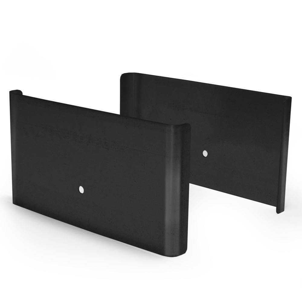 Fence Armor Demi Protection Post Guard Powder Coated Decoral Textured Redwood Galvanized Steel Post Protector For Fence Post FA6X6WDRWMB - Cheap Fitting