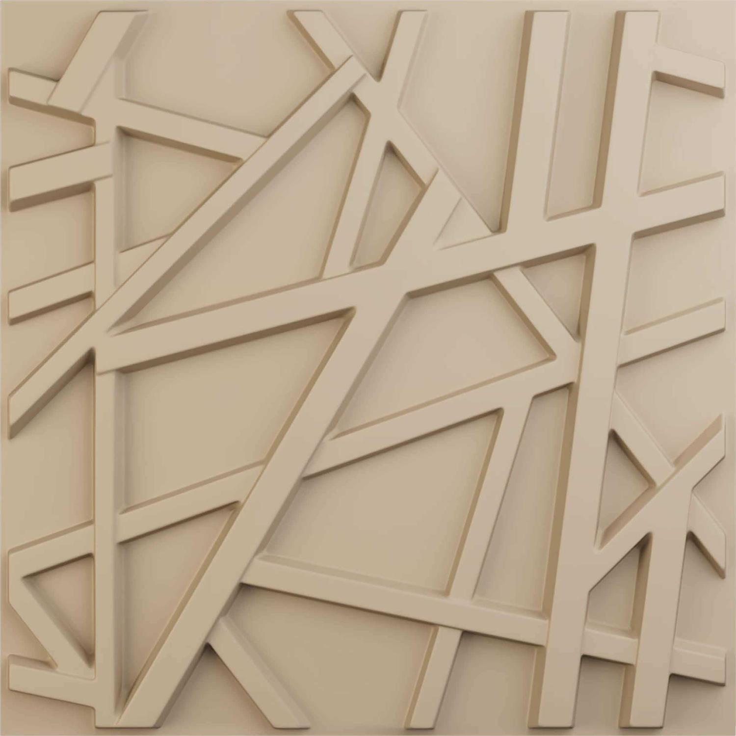 Ekena Millwork WP20X20EGGBE 19 5/8W x 19 5/8H Evergreen EnduraWall Decorative 3D Wall Panel - Cheap Fitting