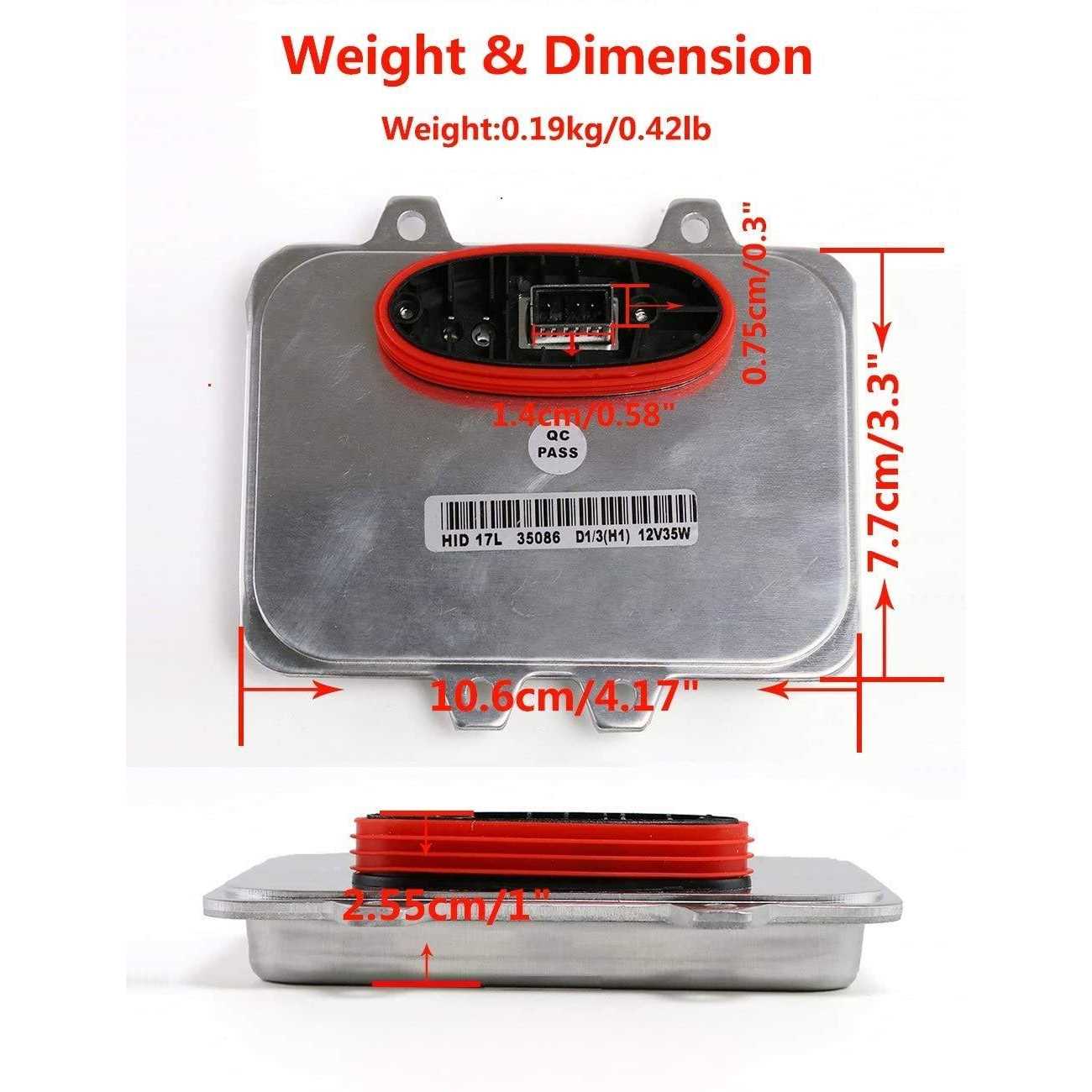 5DV 009 000-00 Xenon HID Headlight Ballast Control Unit with Fast Startup Safe Stability for 2007-2014 Cadillac Escalade 2006-2009 BMW E60 - Cheap Fitting