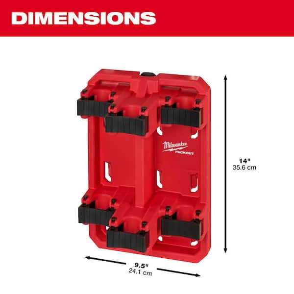 Milwaukee Long Handle Tool Rack PACKOUT 48-22-8349 - Cheap Fitting
