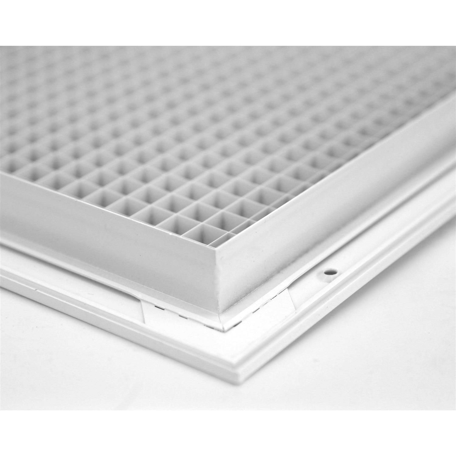 Cube Core Eggcrate Return Air Filter Grille for 1 Filter - Cheap Fitting