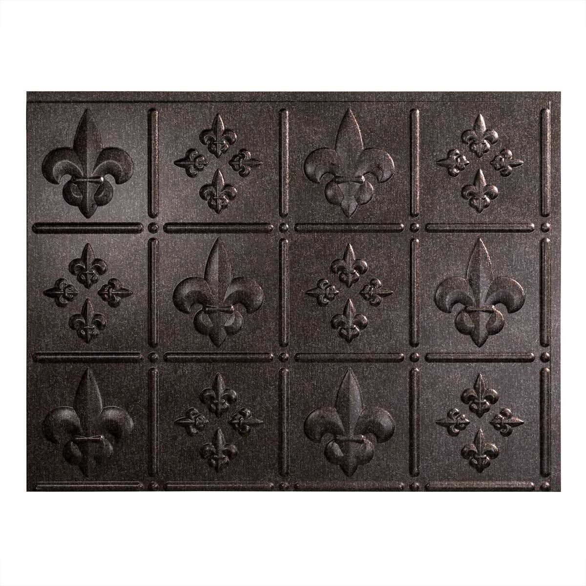 Fasade Fleur De Lis 15-square Foot Backsplash Kit - Cheap Fitting