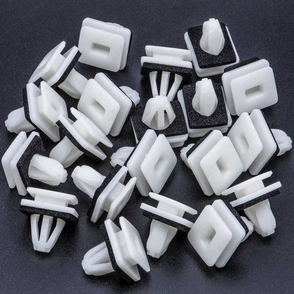 Rexka Front Lower Fender Rocker Molding Retainer Clip Fastener 91504-sp1-003 for Honda Acura Accord Civic Clarity Cr-v Fit Hr-v Insight - Cheap Fitting