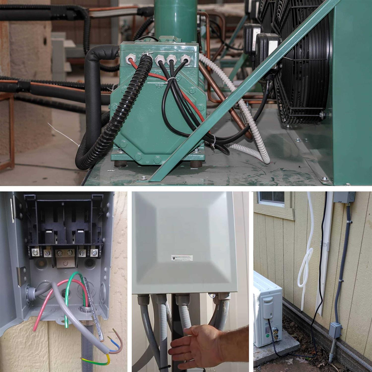 Wocloer 1/2 inch 100Ft Liquid-Tight Conduit Kit, Flexible Non Metallic Electrical Conduit, with 6 Straight and 5 Angle Fittings Included Dia - Cheap Fitting