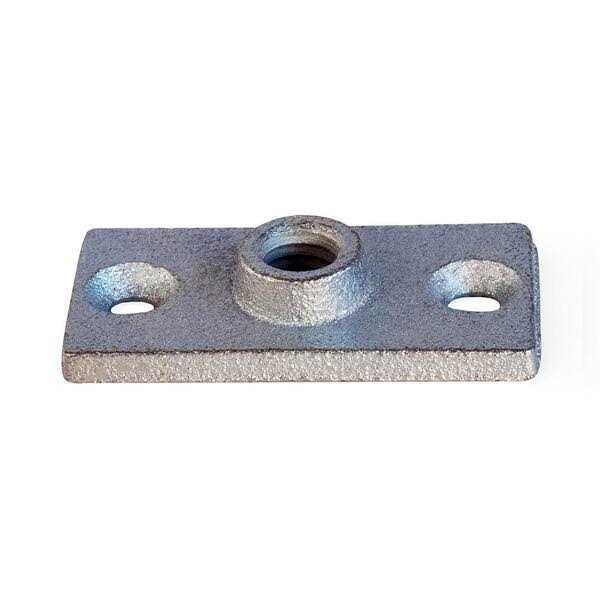 The Plumber’s Choice Rod Hanger Plate in Galvanized Iron for 0 Threaded Rod - Cheap Fitting