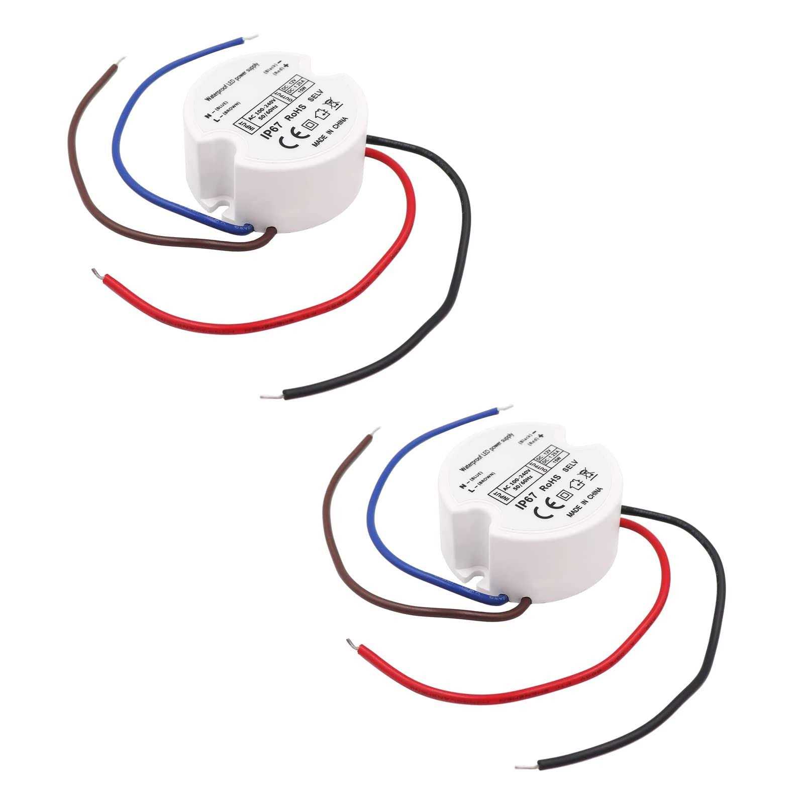 Makergroup 12V LED Power Supply Driver IP67 Waterproof Constant Voltage Transformer - Cheap Fitting