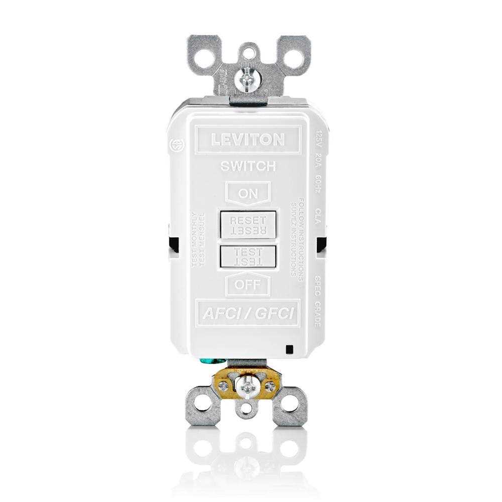 Leviton AGRBF-W 20A Blank Face AFCI/GFCI - Cheap Fitting