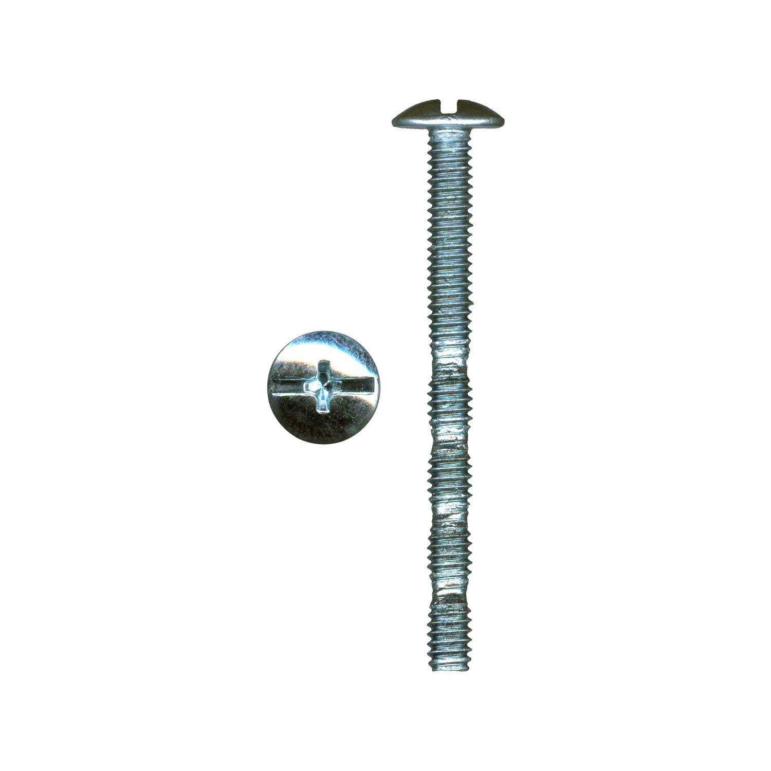 Rok 100 Pack #8-32 1-3/4 inch Machine Break-Away Screw Truss Head Phillips	Rok 100 Pack #8-32 1-3/4 inch Machine Break-Away Screw Truss Head Phillips - Cheap Fitting