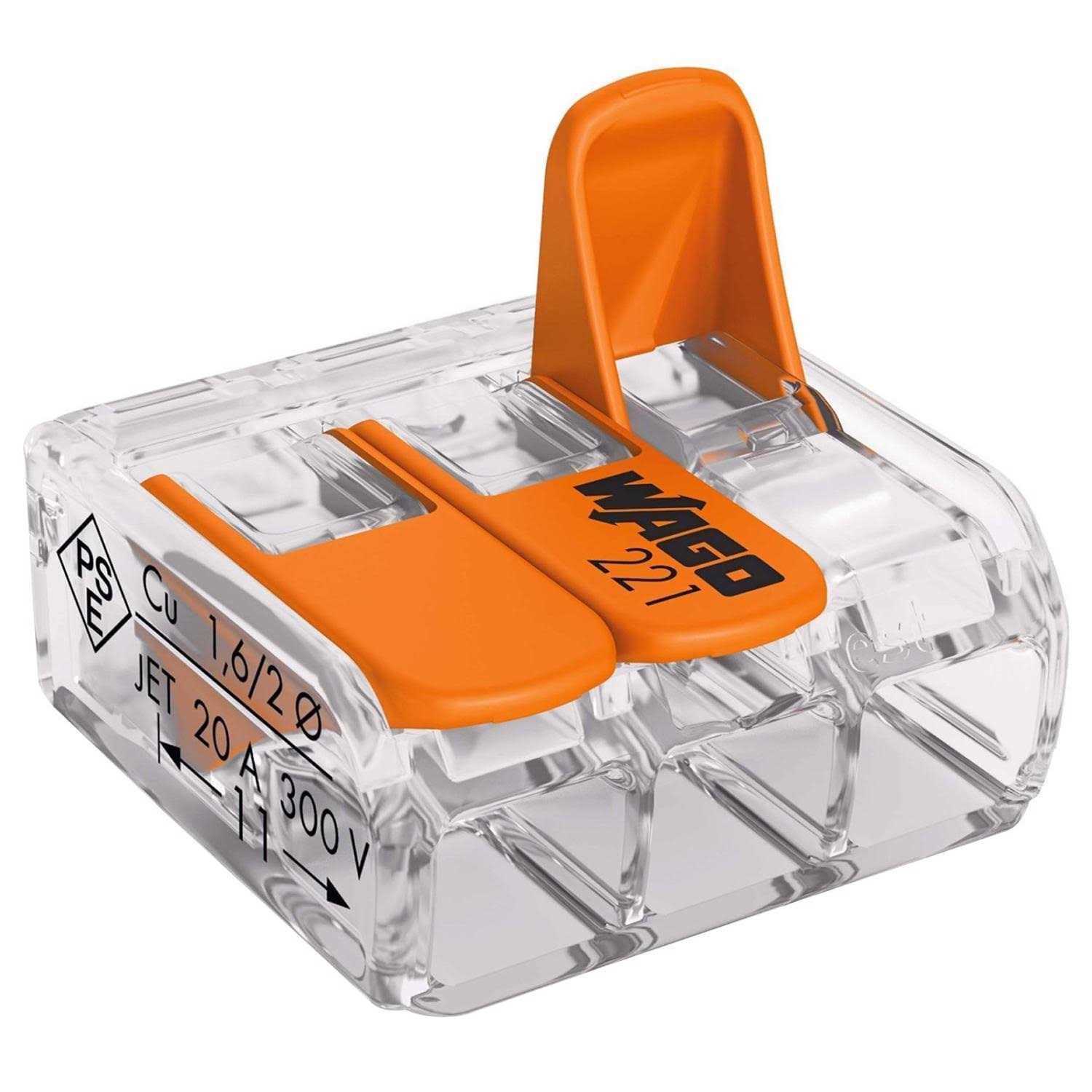 Wago 221-413/996-010 3-Wire Lever-Nut 3014062 - Cheap Fitting