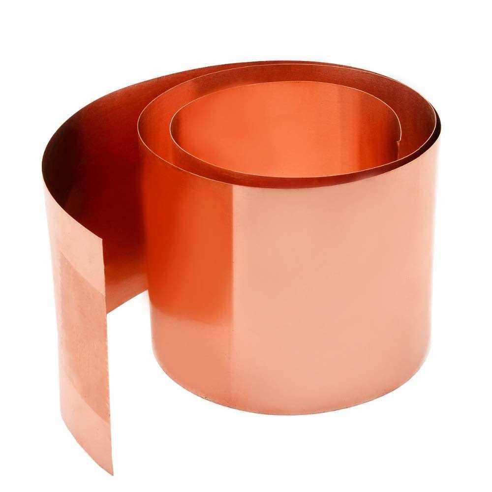 JAYSSS 1pc 0.2mm Thickness Copper Sheet Roll High Purity Pure Copper Cu Metal Sheet Foil Plate 100mmx1000mm - Cheap Fitting