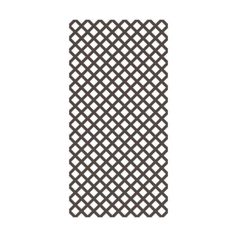 Barrette Outdoor Living 4 ft. x 8 ft Classic Diamond Vinyl Lattice - Cheap Fitting