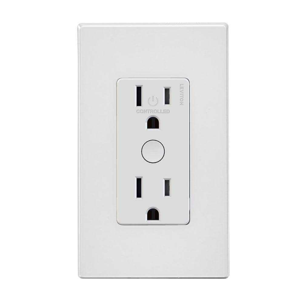 Leviton Decora Smart Tamper-Resistant Duplex Outlet with Z-Wave Technology - Cheap Fitting